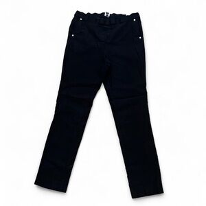 Anne Klein black straight leg stretchy dress pants